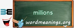 WordMeaning blackboard for millions